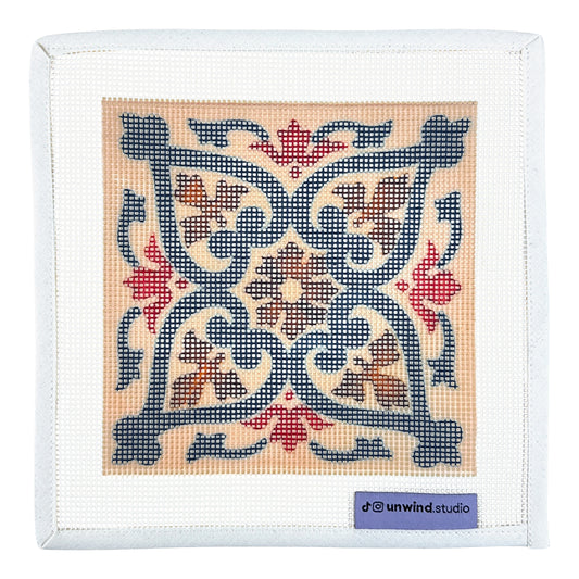 Unwind Studio Foz do Douro Tile Needlepoint Canvas