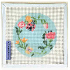 Unwind Studio Garden Ladybug Needlepoint Canvas