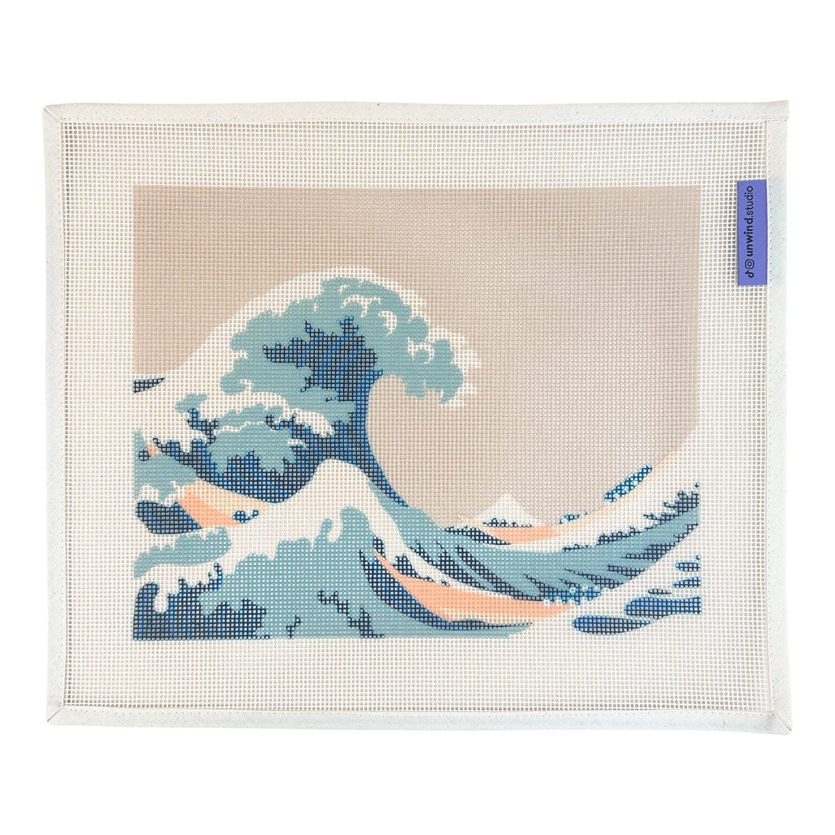 Unwind Studio Katsushika Hokusai The Great Wave Needlepoint Canvas