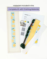 Unwind Studio Lemons Key Fob Needlepoint Kit