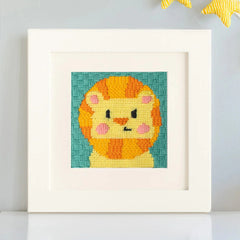 Unwind Studio Leonardo The Lion Needlepoint Kit