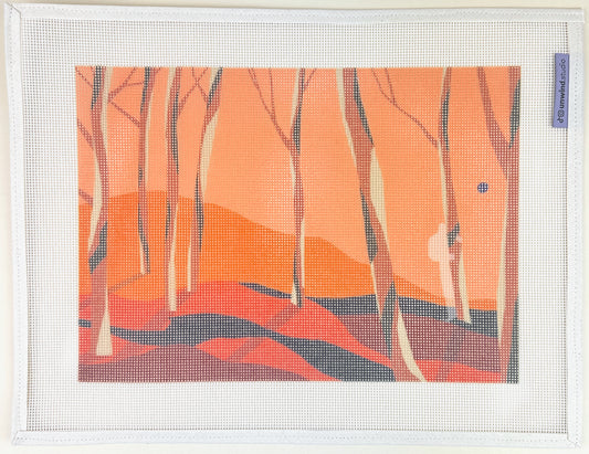 Unwind Studio Paola Saliby The Ghost Needlepoint Canvas