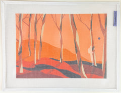 Unwind Studio Paola Saliby The Ghost Needlepoint Canvas