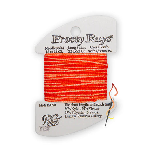 Rainbow Gallery Frosty Rays - 130 Orange/Pearl
