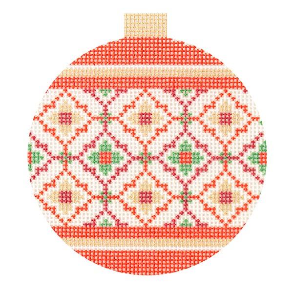 Needlepoint To Go Verona Bauble - Milano Needlepoint Canvas