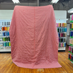 Vintage 1970s Denim Patchwork Quilt with Collected Patches