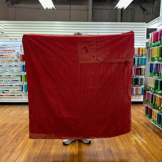 Vintage Log Cabin Patchwork Quilt