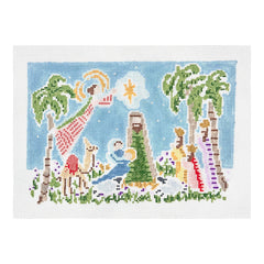 Walker's Needlepoint Small Nativity Needlepoint Canvas