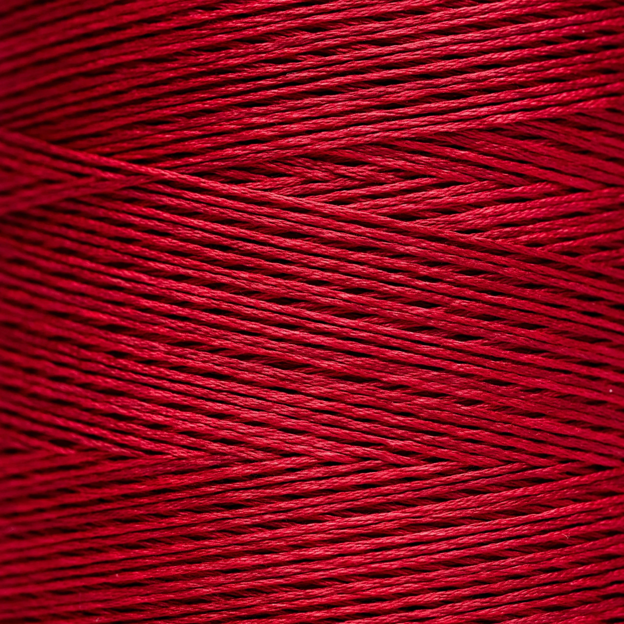 Close up of a red cotton embroidery floss from Weeks Dye Works, color 2258a Let Freedom Ring.
