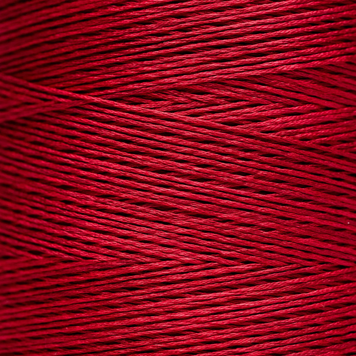 Close up of a red cotton embroidery floss from Weeks Dye Works, color 2258a Let Freedom Ring.