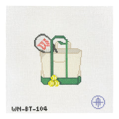 Wheelhaus Needlepoint 1-Love Tennis Boat Tote Needlepoint Canvas
