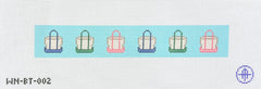 Wheelhaus Needlepoint Boat Tote Key Fob Needlepoint Canvas