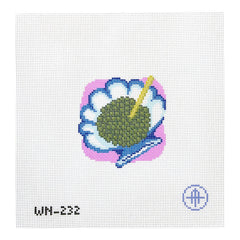 Wheelhaus Needlepoint Euro Summer Mini Caviar Needlepoint Canvas