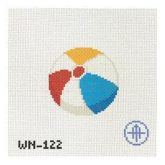 Wheelhaus Needlepoint Vintage Beach Ball Needlepoint Canvas
