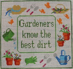 Winnetka Stitchery Gardeners Know the Best Dirt Needlepoint Canvas