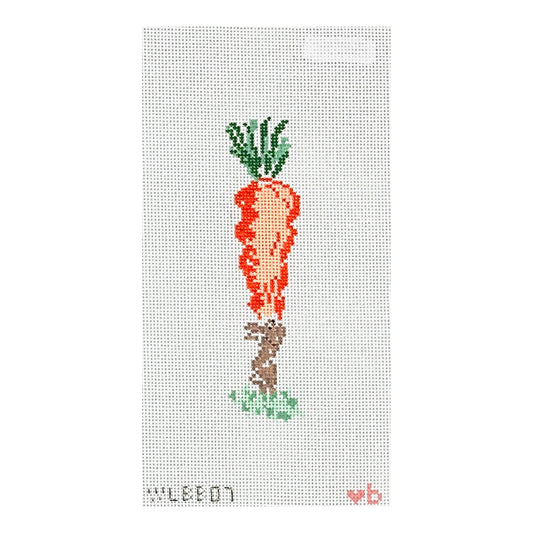 With Love By Bug Bunny with Carrot Needlepoint Canvas