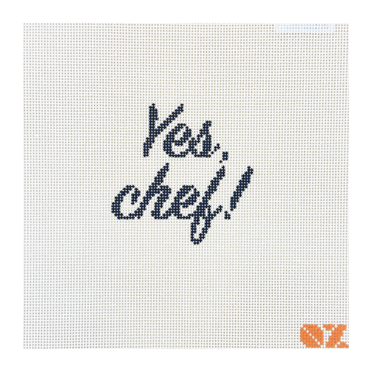 Oz Needle and Thread Yes, Chef! Needlepoint Canvas