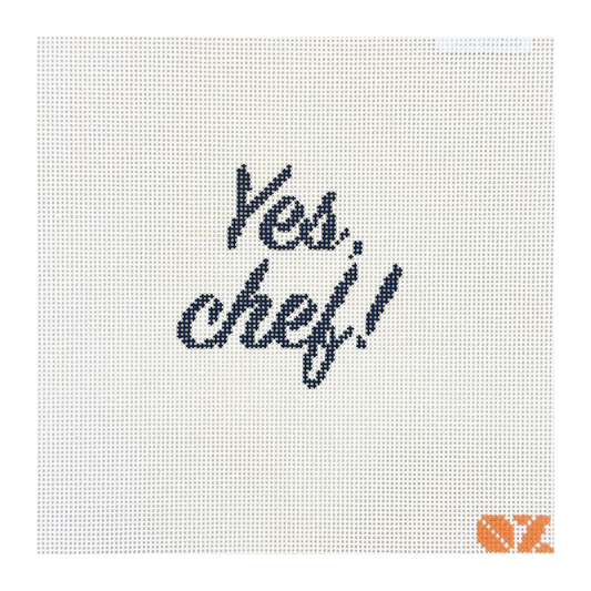 Oz Needle and Thread Yes, Chef! Needlepoint Canvas