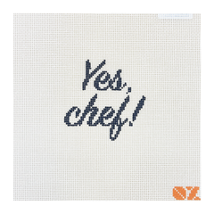 Oz Needle and Thread Yes, Chef! Needlepoint Canvas