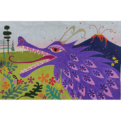 Zecca Euption Needlepoint Canvas